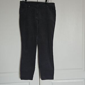 Olsen Women's Mona Slim Casual Pants Gray 12